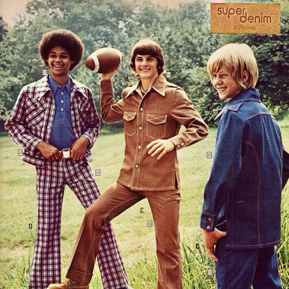 Vintage 70’s Plaid Bell Bottom Pants Student Fit … - image 6