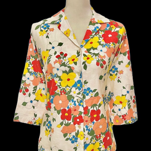 60's Flower Shirt main image 0