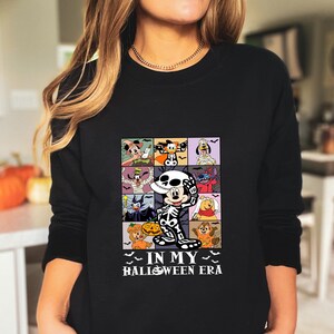 Vintage Disney In My Halloween Era Shirt, Mickey & Friends Halloween Skeleton Mummy Halloween costume Shirt, Halloween shirt, Halloween Gift