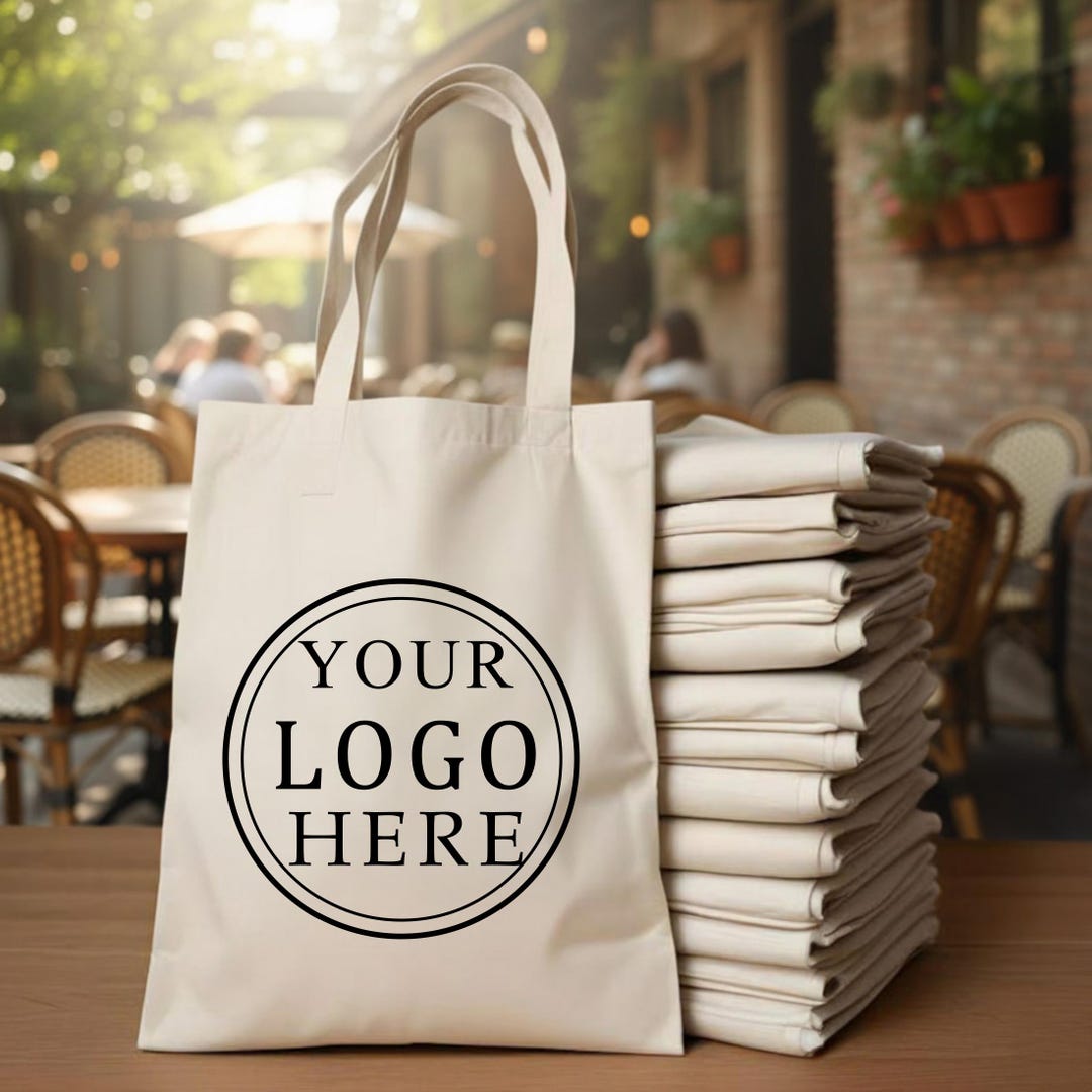 Bulk Custom Tote Bags With Your Logo – Reusable Cotton Canvas ...