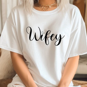 Wifey Shirt, Custom Wifey Shirt, Just Married Shirt, Bachelorette Shirts,  Bride to be Shirt, Honeymoon Shirts, Gifts for the Couple