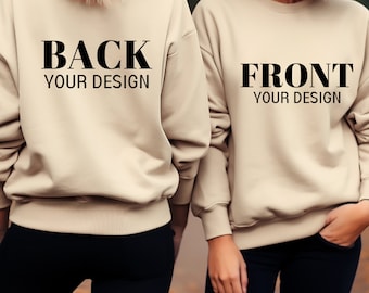 Front And Back Custom Sweatshirt, Custom Front And Back Shirt, Custom Text Shirt, Front and Back Personalized Shirt