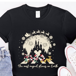 Vintage Disney Christmas Shirts,Mickey&#39;s Very Merry Christmas Party Shirt,Magic Kingdom Christmas Shirt, Disney Christmas Holiday Sweatshirt