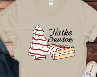 Christmas Tree Cake Shirt, Christmas Cake Shirt, Christmas Tree Cake Shirt, Tis The Season Christmas Cake Sweatshirt