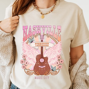 Retro Nashville Shirt, Country Music Shirt, Retro Tennessee Tshirt, Vintage Nashville TN Shirt, Music Shirt Nash Bachelorette Shirt