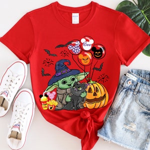 👻🎃 Trick or Treat with The Cutest Force in the Galaxy! 👽🧡

Celebrate Halloween the Mandalorian way with this adorable Baby Yoda Trick or Treat Shirt! Whether you're heading out for candy, hosting a Halloween party, or just binge-watching spooky movies, this tee or sweatshirt will keep you looking cute and comfy all season long! 🍬🕸️