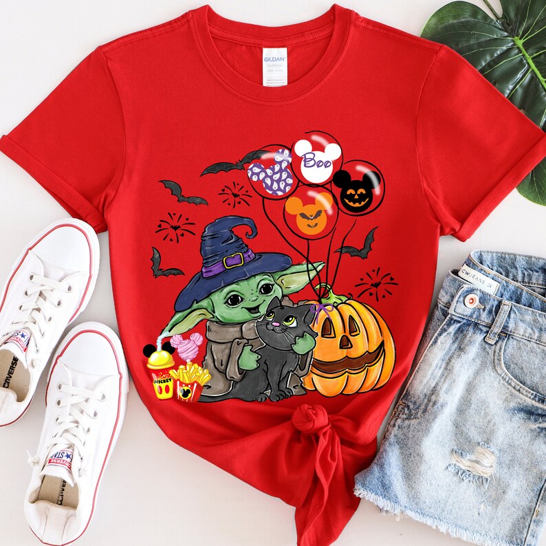 👻🎃 Trick or Treat with The Cutest Force in the Galaxy! 👽🧡

Celebrate Halloween the Mandalorian way with this adorable Baby Yoda Trick or Treat Shirt! Whether you're heading out for candy, hosting a Halloween party, or just binge-watching spooky movies, this tee or sweatshirt will keep you looking cute and comfy all season long! 🍬🕸️