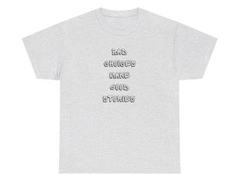 Bad Decisions Make Good Stories: Unisex Heavy Cotton Tee