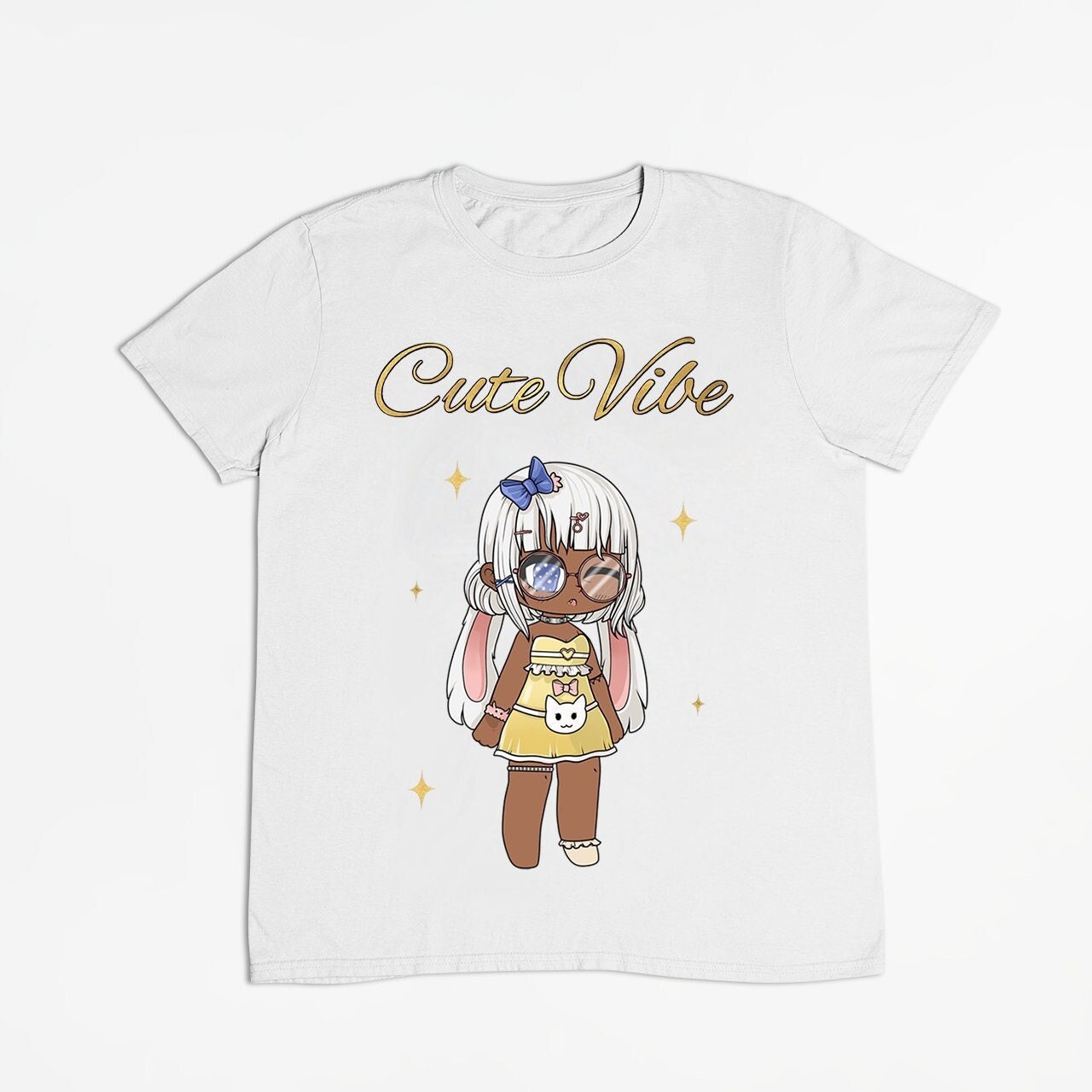 Gacha Life And Gacha Club Chibi Anime Kawaii Gatch T-Shirt