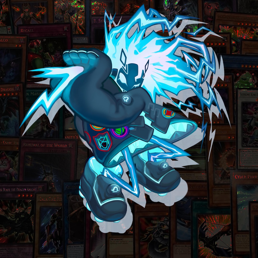 Yu-gi-oh Spright Blue Sticker - Etsy