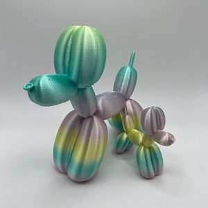 Custom 3D Printed Balloon Dog Figurine