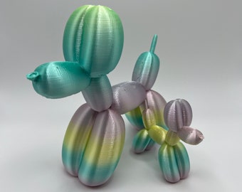 Custom 3D Printed Balloon Dog Figurine