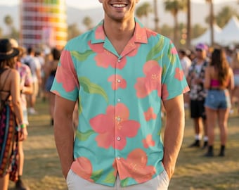 Abby Saja Demon Hunter Costume Hawaiian Shirt, Kpop Cosplay Button-Up, Summer Beach Vacation Outfit