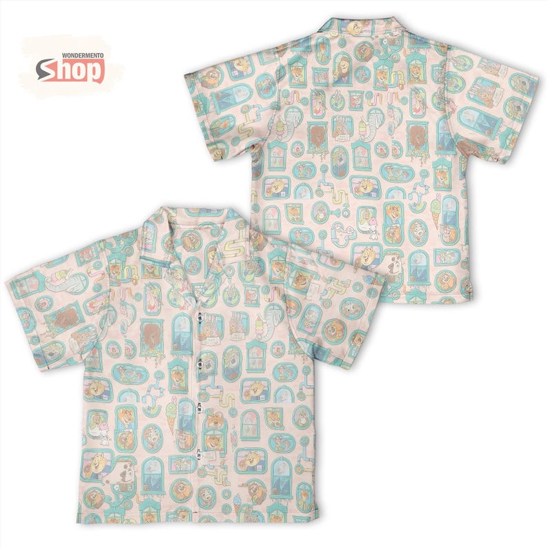 Zootopia Hawaiian Shirt, Disney Zootizens Button Down Shirt, Nick Judy Movie Print Beach Shirt, Family Trip Gift Outfit image 8