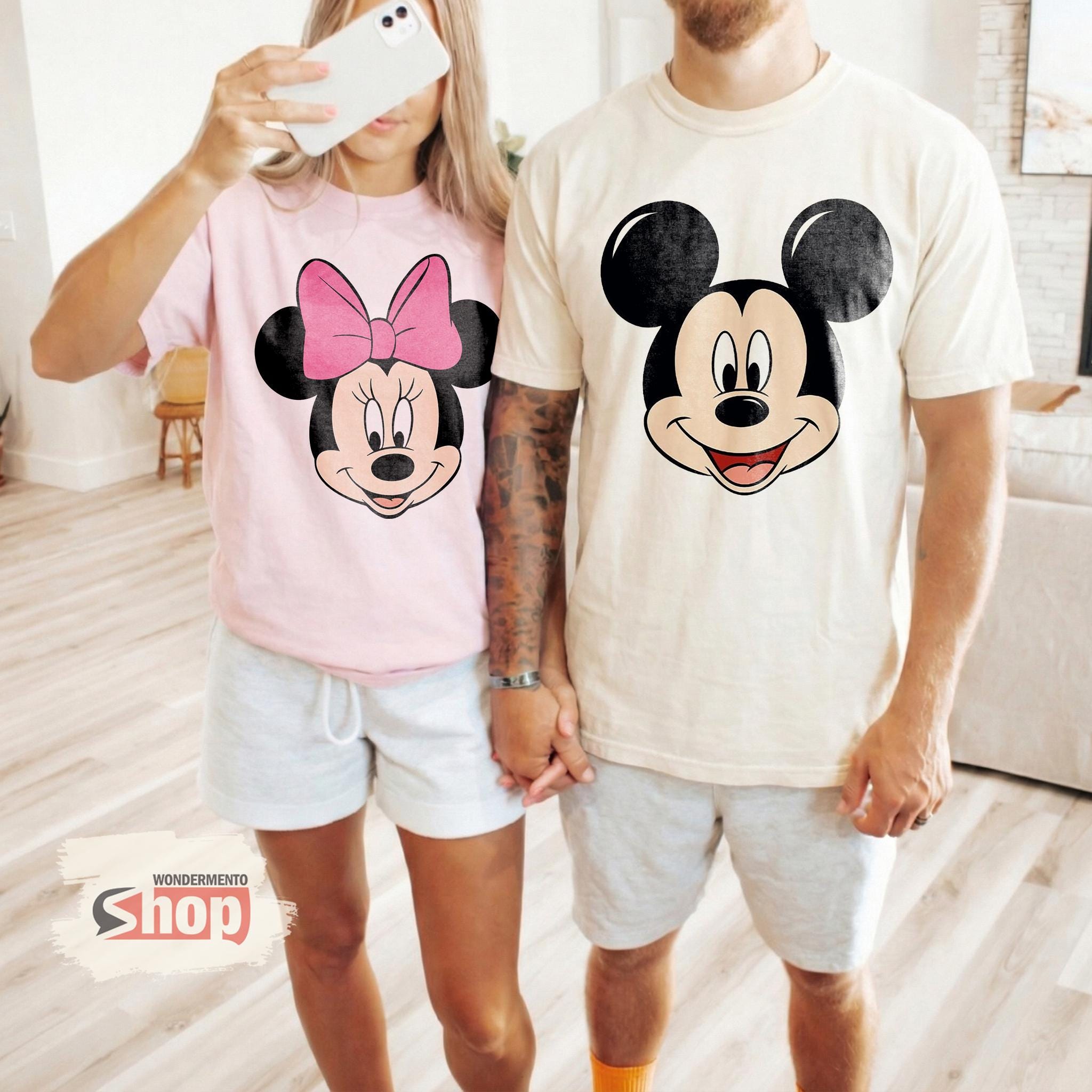 Mickey Big Face T Shirt - Etsy