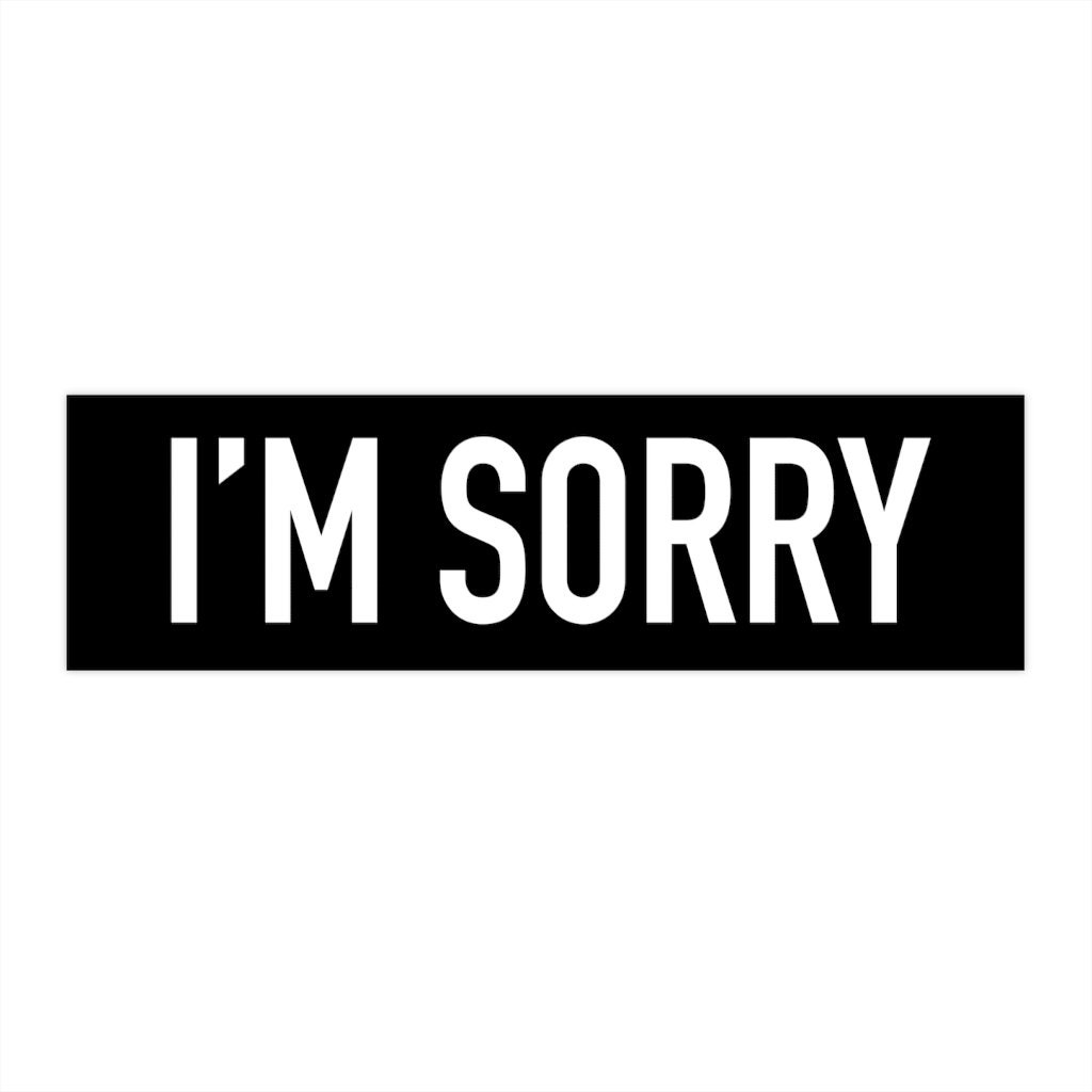 Sorry sticker online
