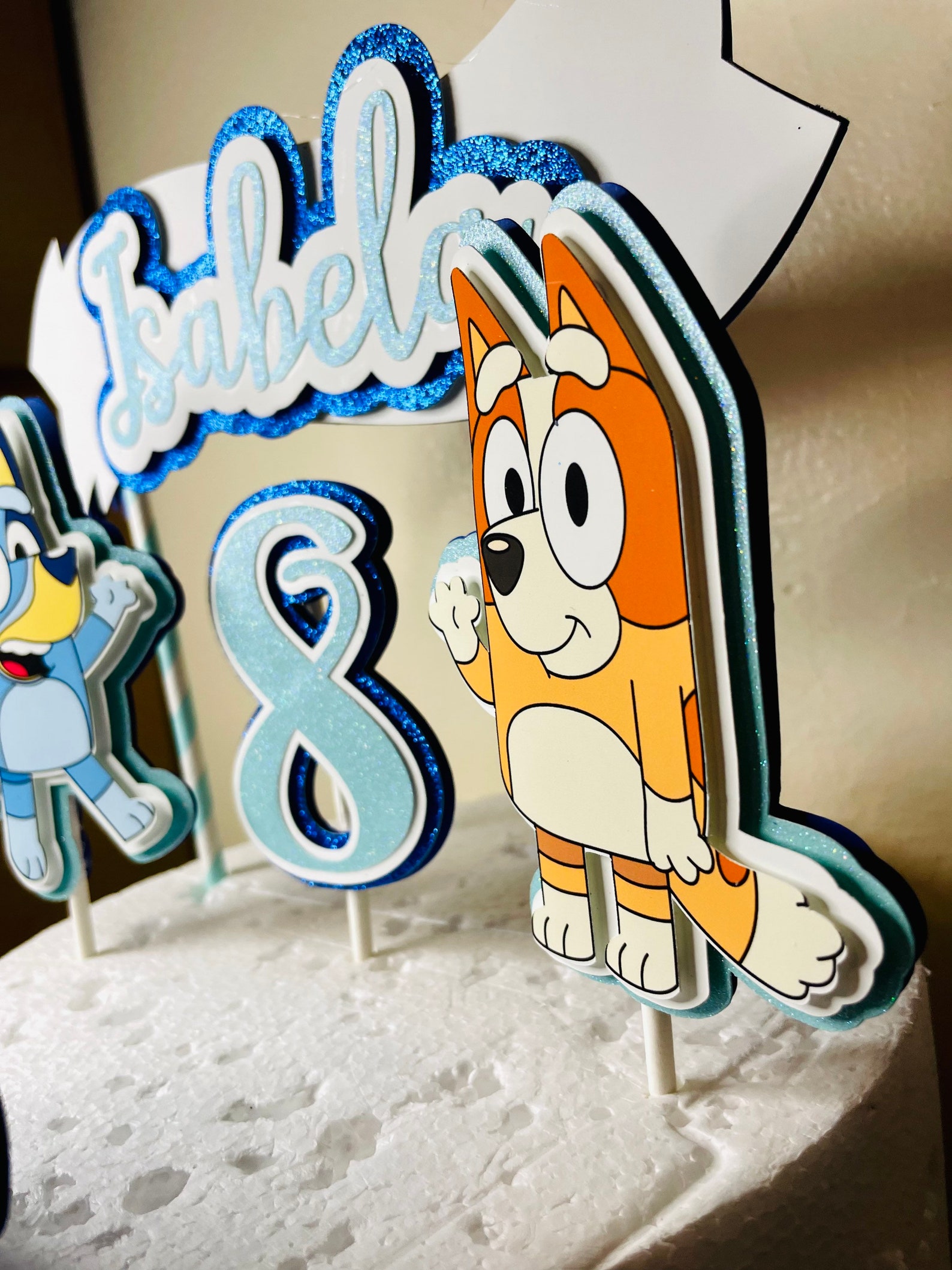 Bluey Cake Topper Etsy