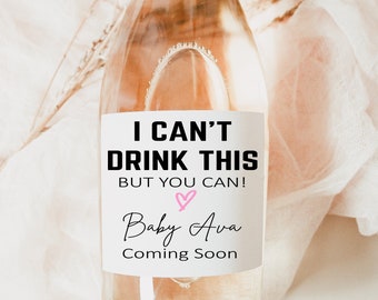 wine bottle label pregnancy announcement Baby Announcement Wine Label, Gift for Aunt/Uncle, Gifts for Grandparents, custom pregnancy reveal