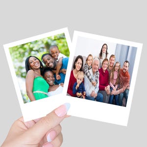 Custom photo sticker, sentimental gift, Instant Picture sticker, pet sticker, wedding stickers, family photo/personalized photo sticker