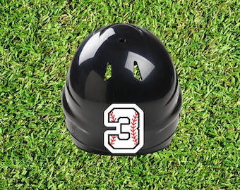 Personalized baseball sticker/helmet sticker/name sticker/ dugout bucket sticker/custom baseball/team decals/team gifts/baseball decal
