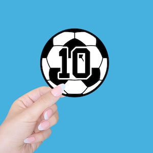 Personalized Soccer Ball/ Personalized soccer sticker/vinyl soccer sticker/custom soccer sticker/team decals/team gifts