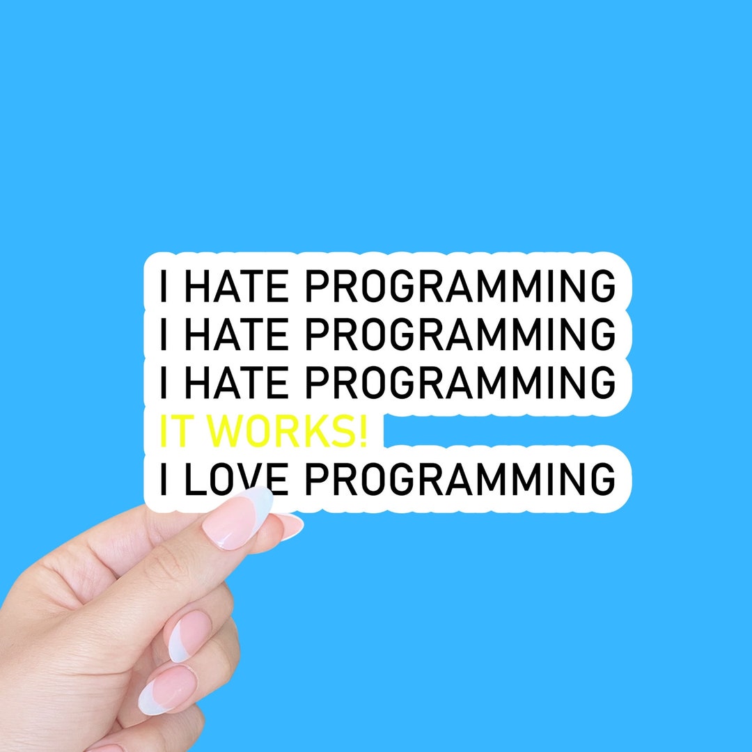Computer Programming Sticker/c Programming/coding Gifts/tumbler and ...
