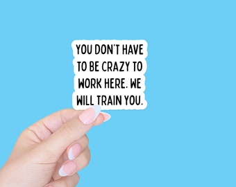 Coworker gift/funny work gift/emotional support coworker/office stickers/tumbler water bottle stickers/work colleague/gift for work friend