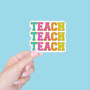stickers for teachers/new teacher gift/computer sticker/laptop stickers/tumbler water bottle sticker/planner sticker