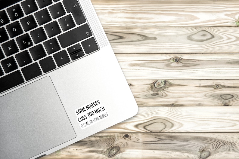 funny nurse sticker/nurse humor/healthcare sticker/laptop sticker/journal and tumbler sticker zdjęcie 4