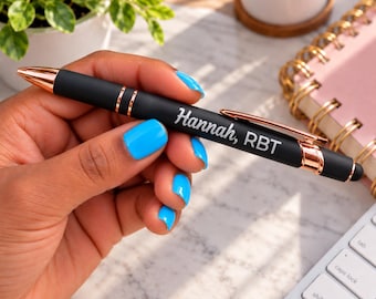 Personalized engraved pen, Gift for RBT, Registered Behavior Technician gift, Custom pen, Behavior Analyst gift
