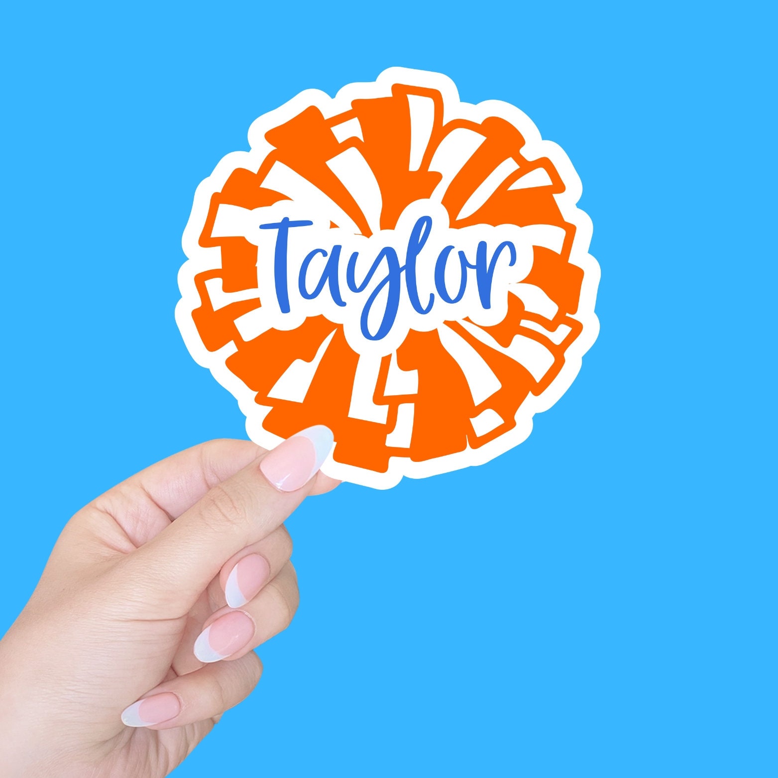Custom Cheer Sticker/cheer Mom/personalized Cheer Sticker/cheerleading ...