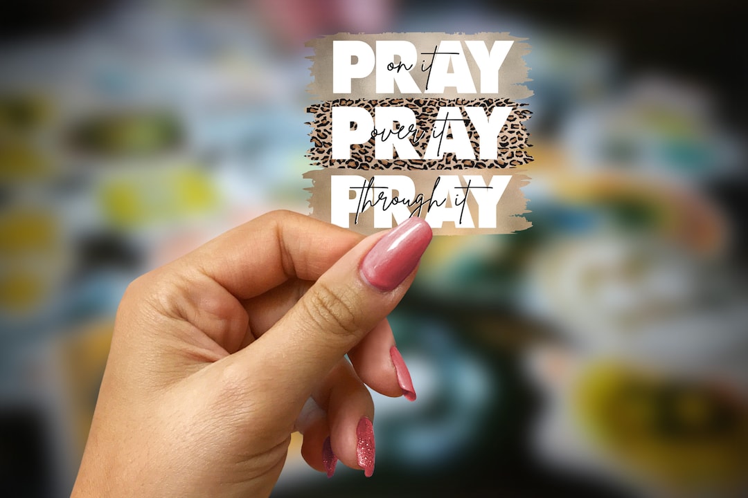 Christian Stickers/macbook Stickers/computer Stickers/praying Sticker ...