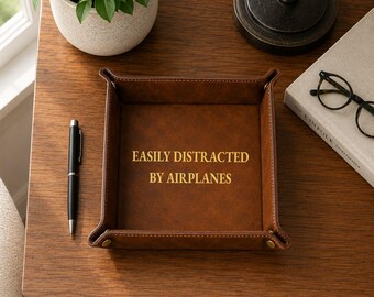 Pilot gift, gift for dad, gift for boyfriend, flight instructor gift, aviation gift, catchall tray