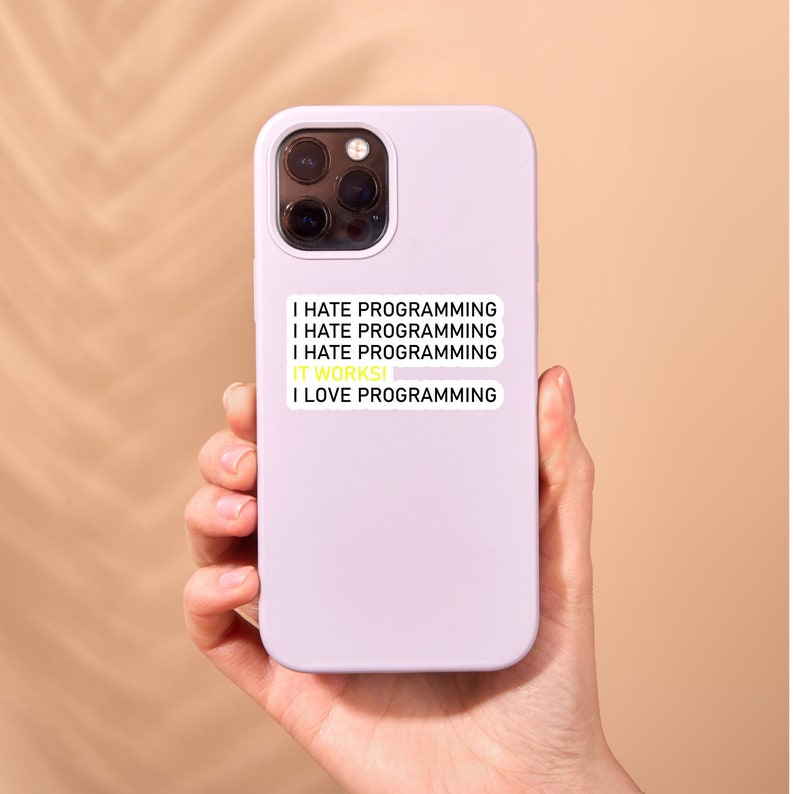 Computer programming sticker/C programming/coding gifts/tumbler and cellphone sticker/water bottle stickers/laptop stickers/techie gifts image 3