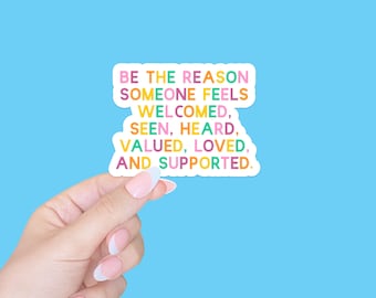 Social worker sticker/therapist sticker/motivational self-care sticker/encouraging positive computer sticker/cute sticker/laptop decal