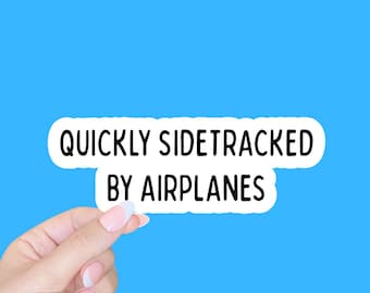 airplane sticker/airplane gift/aviation sticker funny stickers/computer and laptop stickers/car sticker decal/Avionics sticker