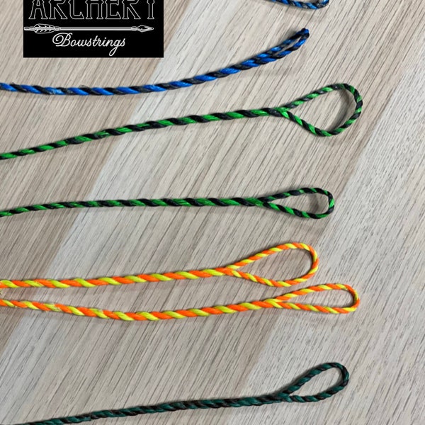 Handmade pre stretched Flemish bowstring for your recurve or longbow.
