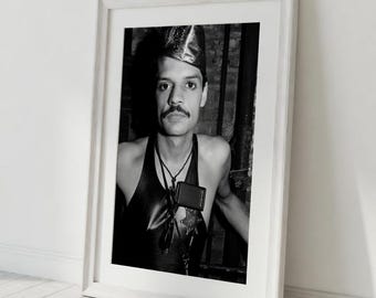 1970s Studio 54 Print – Disco Era Portrait, Black & White Photography