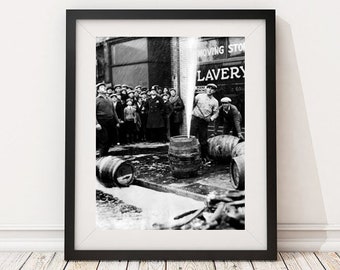 1930s Prohibition Photo Print – Speakeasy Bar Art Decor