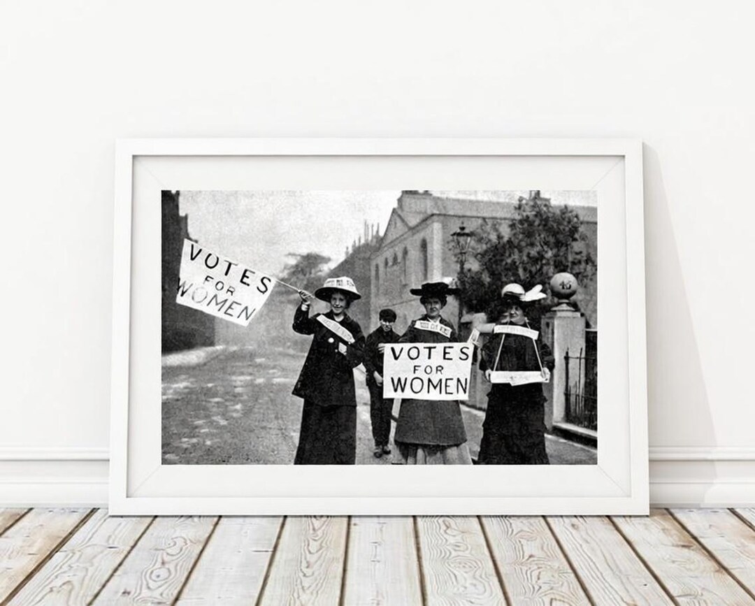 1920s Suffragette Print - Women's Right to Vote, Vintage Photography - Etsy