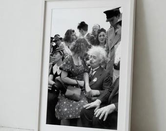 Albert Einstein 1930s Vintage Photo – Restored Fine Art Print