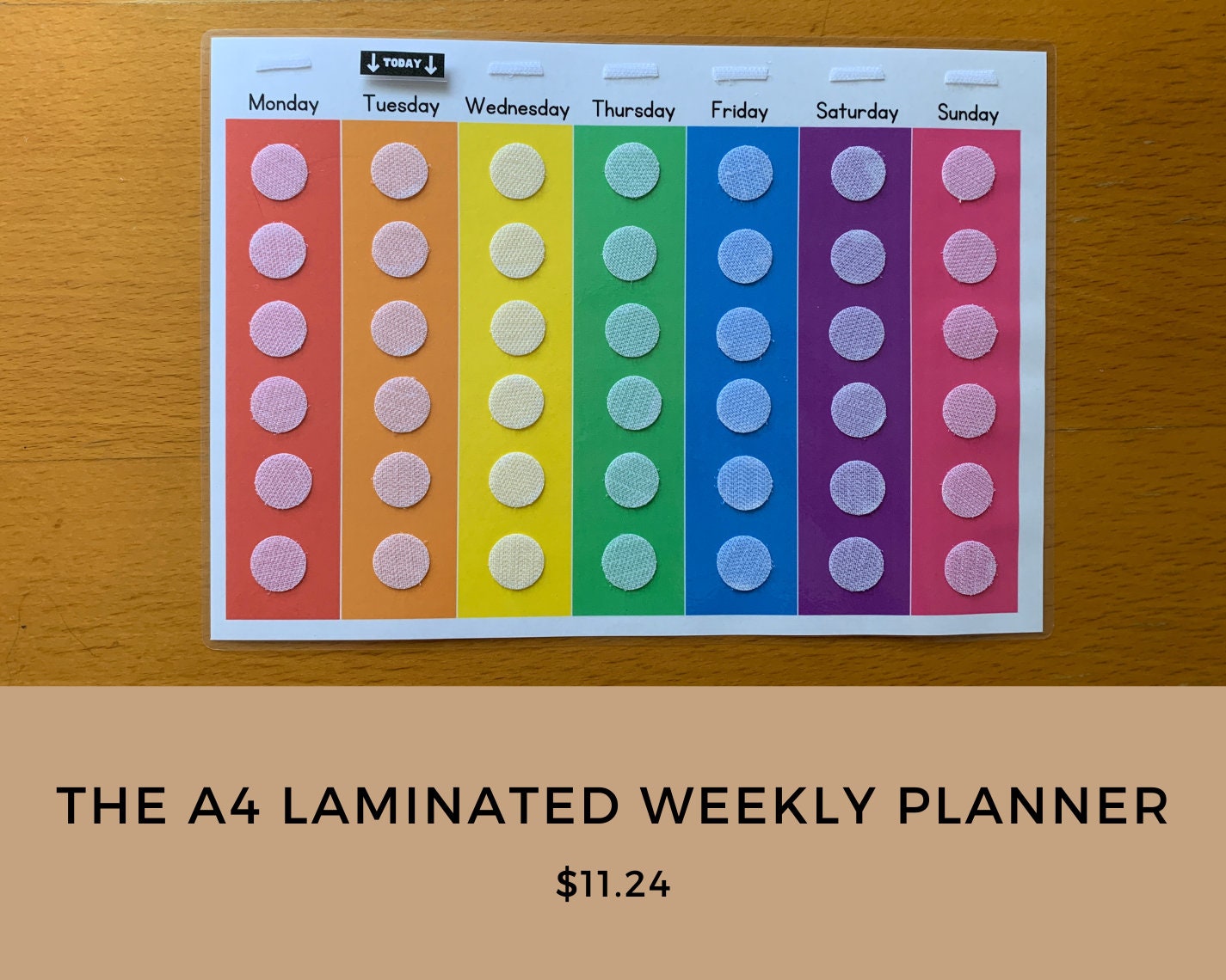 Custom Kid's Visual Weekly Planner - Etsy