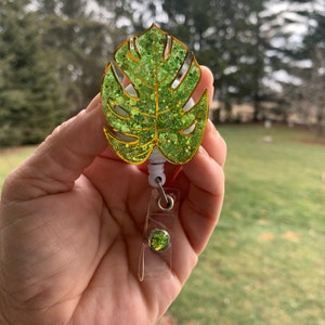 Monstera Leaf  Badge Reel