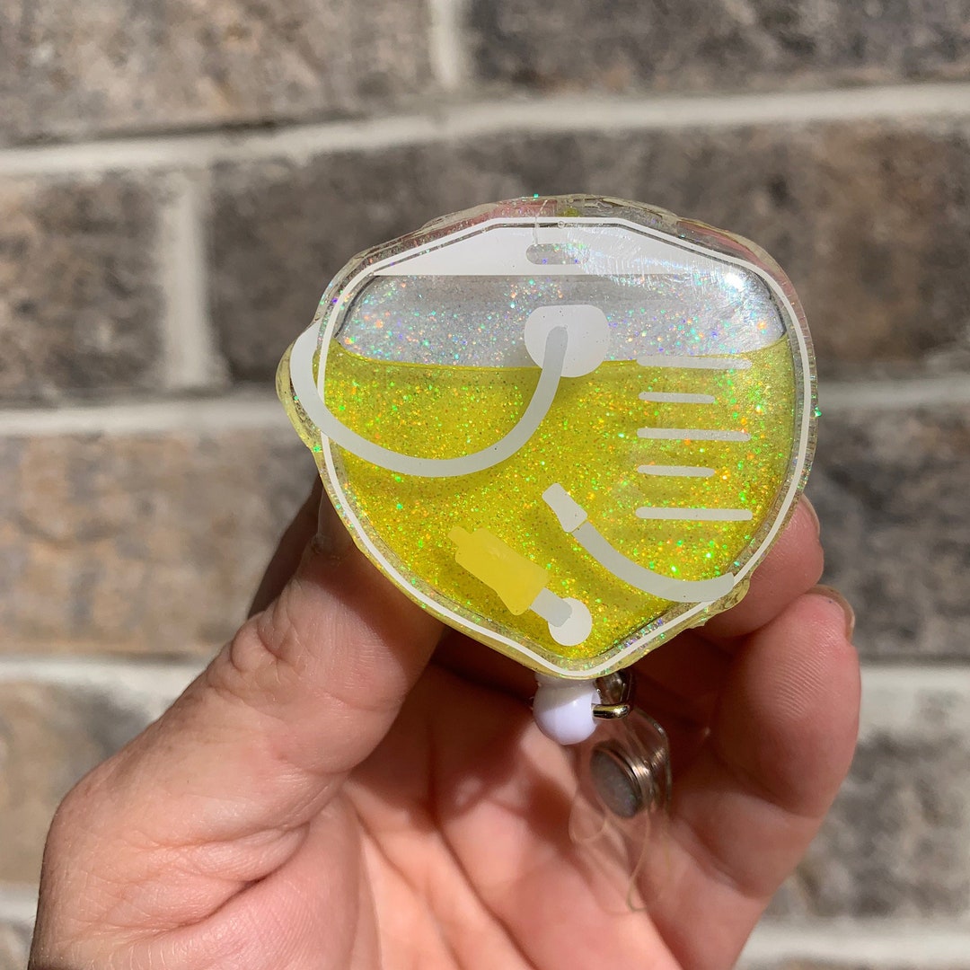 Catheter Shaker Badge Reel/ 3D Badge Reel/ Floating Badge Reel - Etsy