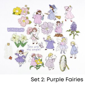 40 Retro Girl Pattern Stickers - 5 Designs - Sweet Design Like Madeline ...