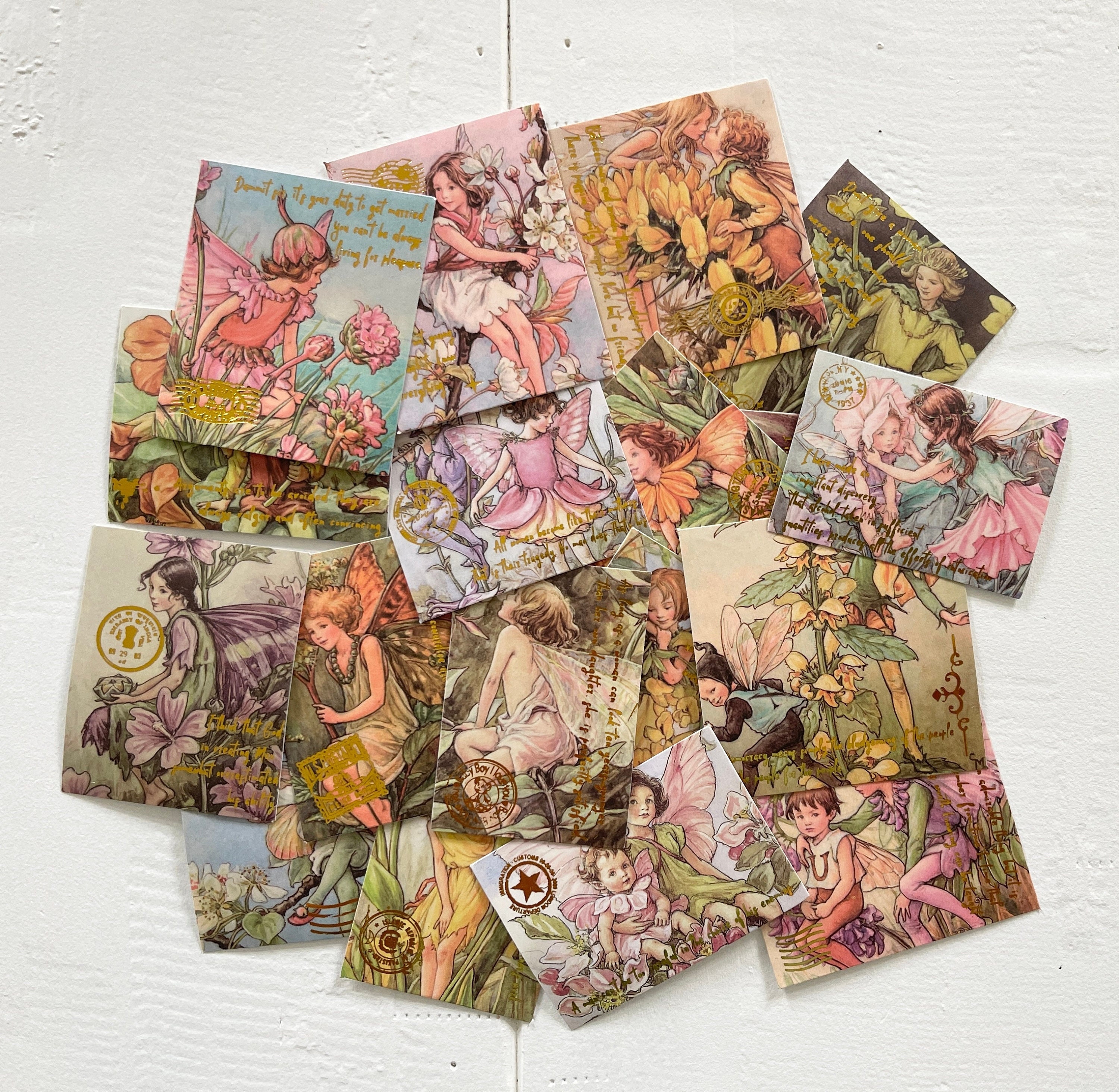 Metallic Fairy Flowers - Stickers – Rose Mille