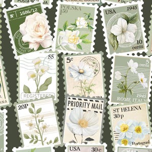 ジョージ・ワシントン 5 セント切手 10 枚 .. ヴィンテージ未使用郵便