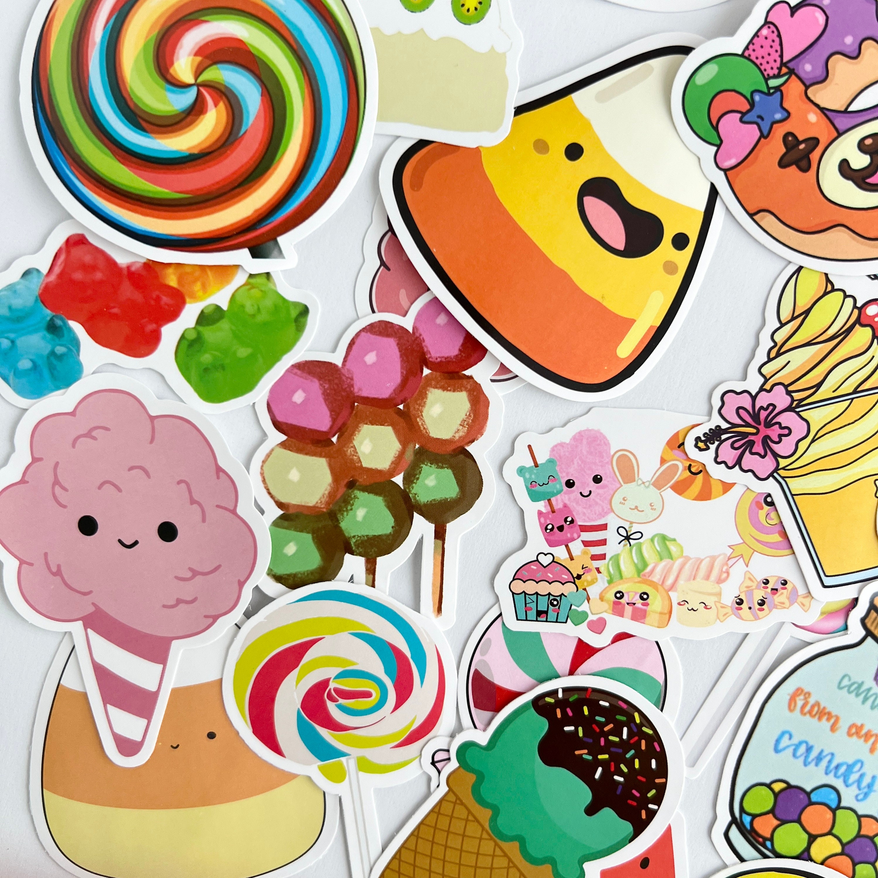 Candy Stickers Mystery Pack, Cute Stickers, Sweet, Candy Classroom, Vinyl  Flask Stickers, Lollipop, Chocolate, Halloween, Candy Themed Party 