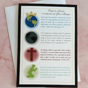 Handmade Scrapbook Gospel Tract Card – Share the Gospel, From Darkness to Light – Christian Evangelism, Bible Verse, Church Outreach Gift