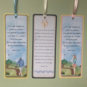 Scrapbook Bookmarks, Youth Bookmarks, Bible Verse Bookmarks